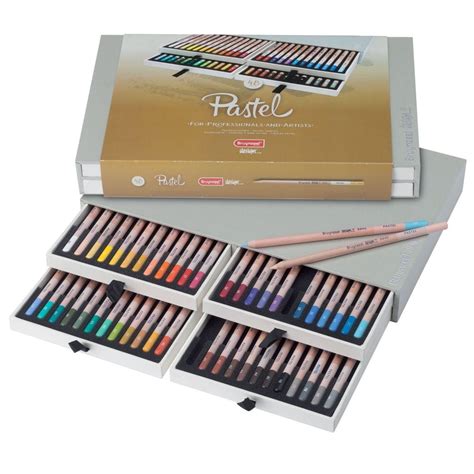 Bruynzeel Bruynzeel Design Pastel Pencils 48 Wooden Box Art Supplies