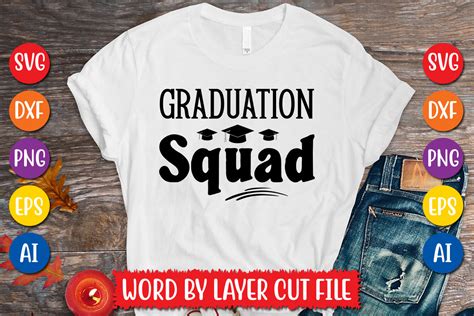 Graduation Squad Svg Design Graphic By Megasvgart · Creative Fabrica