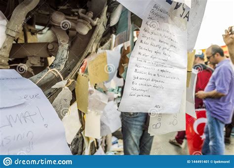 Wish Notes Attached By People During The Gezi Park Protests In Istanbul