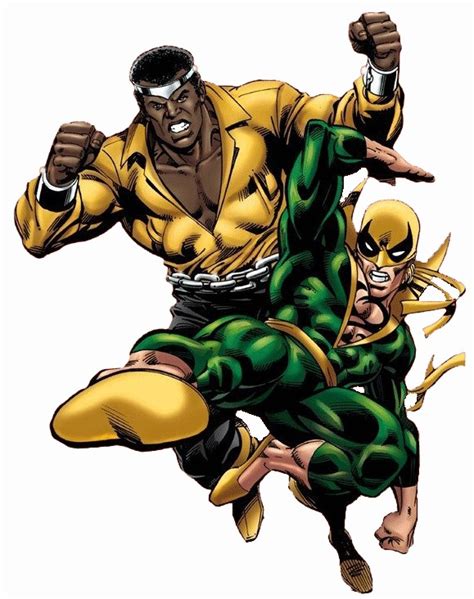 Luke Cage And Iron Fist By Rick7777 On Deviantart