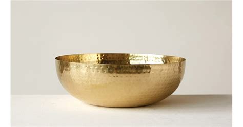 For A Dining Room Essential Creative Co Op Round Hammered Metal Bowl