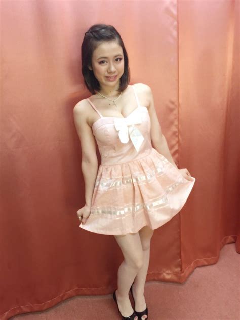 Yoshikawa Aimi Highres Photo Medium Tagme 1girl Breasts Brown Eyes Brown Hair Cleavage