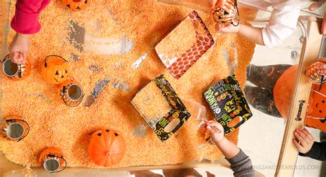 Fine Motor Pumpkin Sensory Table
