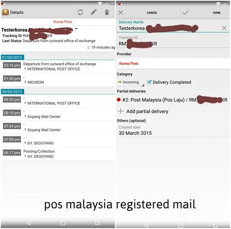 Here's how you can get in touch with us. Pos Malaysia registered mail is not working, only the EMS ...