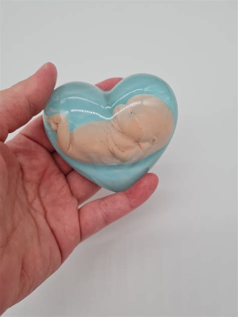 Heart With Embryo Miscarriage Star Child Miscarriage Etsy