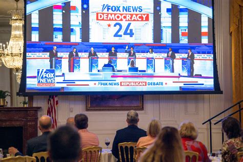 Absent Us Republican Debate Trumps Presence Loomed Large