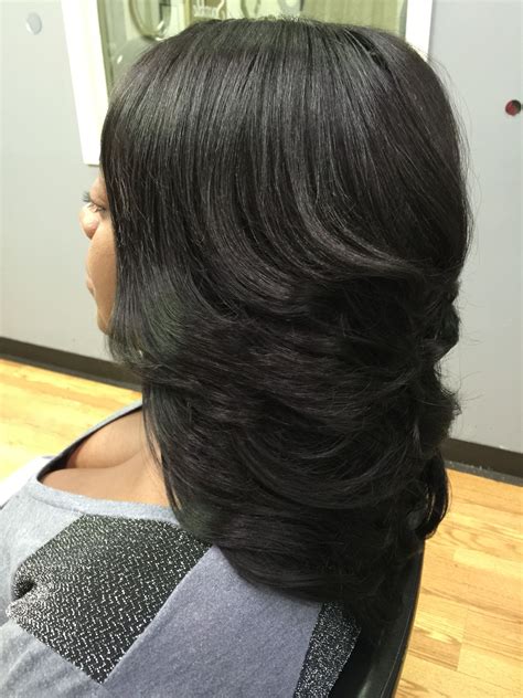 Long Layered Quick Weave Long Weave Hairstyles Quick Weave