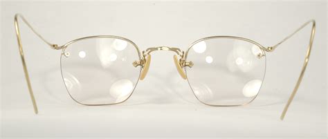 optometrist attic ao gold wire rim vintage eyeglasses