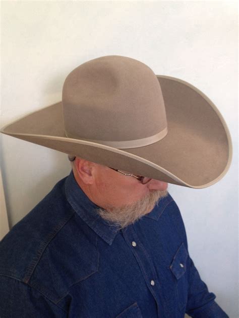 Cowboy Hat Plainsman Historic Southwestern Style Beaver Felt Custom Fit
