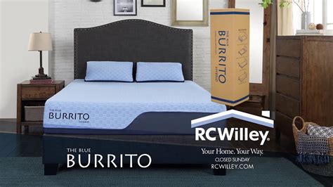 The Blue Burrito Mattress At RC Willey YouTube