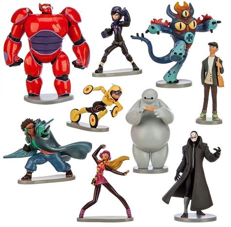 The Action Figures Are All Different Styles And Sizes
