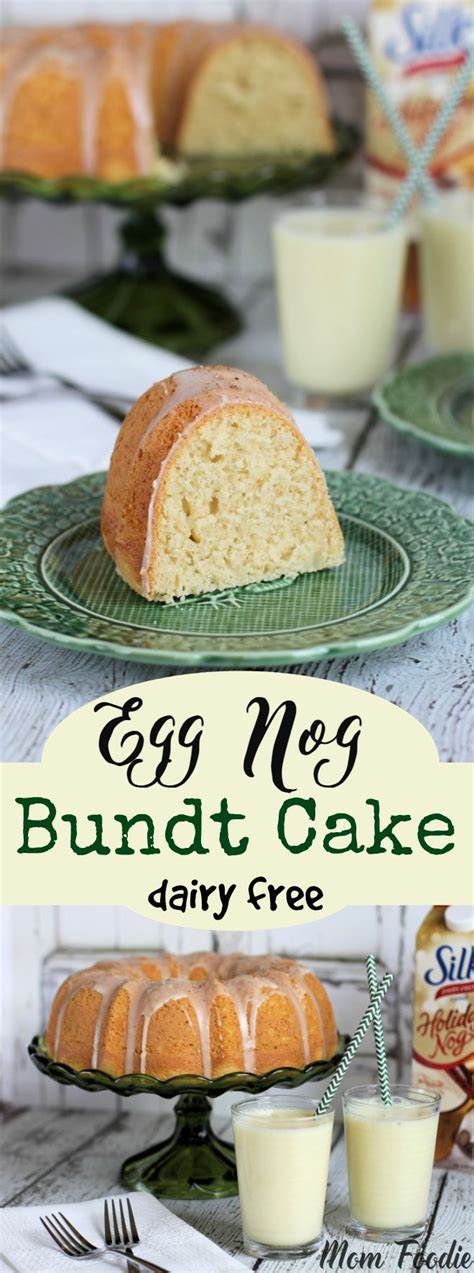 We think of them as a baker's secret weapon: Eggnog Bundt Cake Recipe | A Non-Dairy Holiday Dessert | Bundt cakes recipes