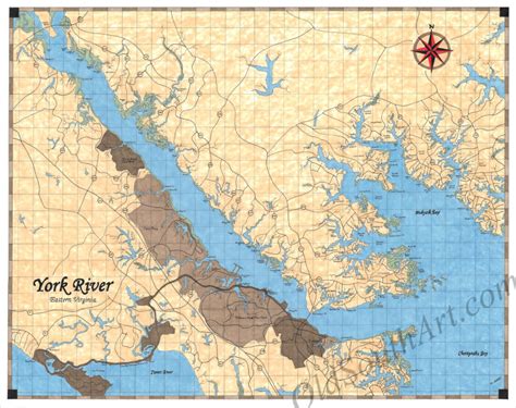 York River Map