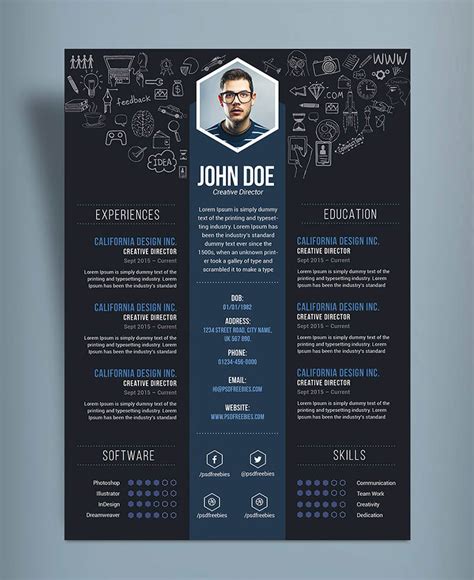 Download Template Cv Kreatif Word Photosmeva