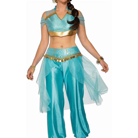 women s blue harem girl costume — costume super center