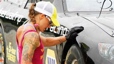 Christmas Abbott Is Nascars First Female Pit Crew Member Watch The Video Yahoo Sports