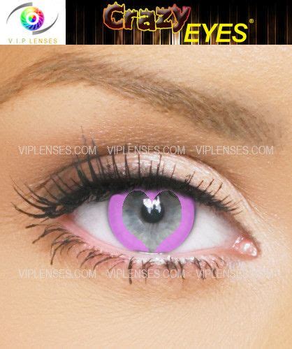 Crazy Love Heart Contact Lenses Vip Lenses Brown Contact Lenses