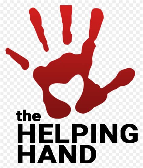 Helping Hand Donation Form Logo Helping Hand Text Advertisement