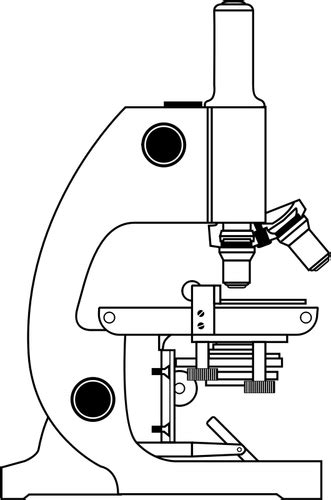 Vector Clip Art Of Of A Simple Microscope Public Domain Vectors