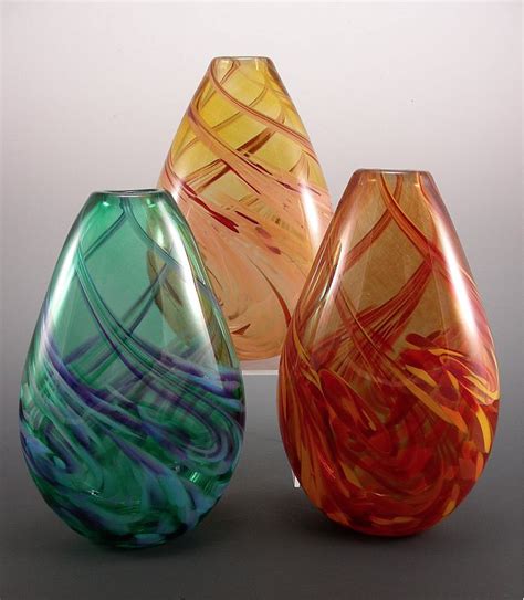 Jewel Teardrop Bud Vases By Rosetree Glass Studio In New Orleans La