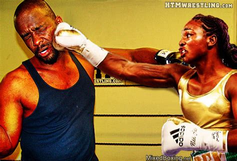 Darrius Vs Claressa Sheilds Man Vs Woman Boxing By Mixedboxingart On