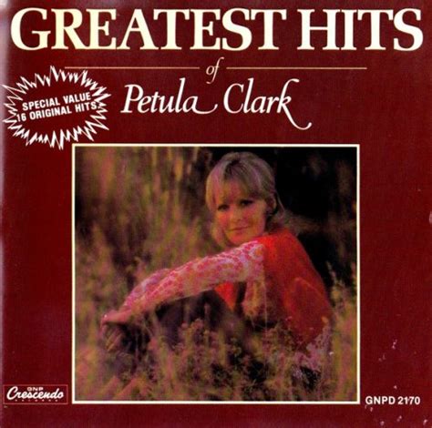 Petula Clark Greatest Hits Of Petula Clark 1986