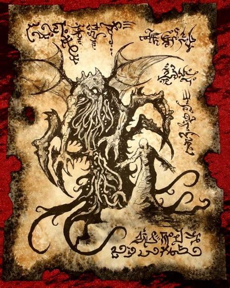 Star Spawn Of Cthulhu Necronomicon Fragment Larp Lovecraft Etsy