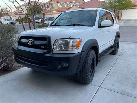 2007 Toyota Sequoia With 17x85 6 Dx4 Rebel And 26570r17 Goodyear All