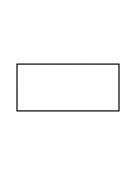 Flashcard Of A Rectangle Clipart Etc