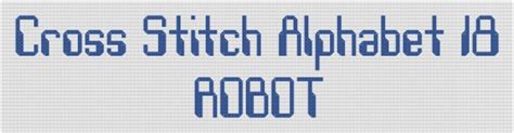Alphabet 25 fits the bill when you need letters that do not detract from the surrounding design. Robot Alphabet 18