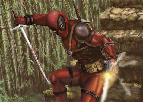 Deadpool By Halhefnerart On Deviantart