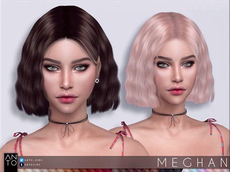 Short Wavy Hair For Your Sims Found In Tsr Category ‘sims 4 Female