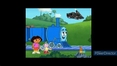 Dora Boots And Azul Seeing The Time Train Youtube