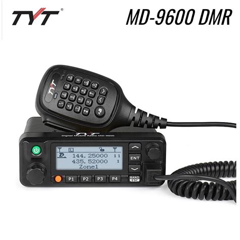 Tyt Md 9600 Dmr Dual Band Vuhf 50w 3000ch Tdma Lcd Display Car Mobile
