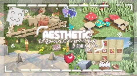 🍓 Aesthetic Resourcetexture Packs ー For Minecraft 118 1181 Youtube