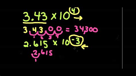 Scientific Notation To Standard Form Apex Math 8th Grade Common Core
