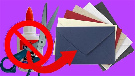 How To Make Origami Paper Envelope Without Glue And Scissors Easy