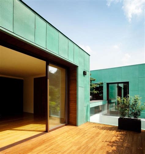 Find over 100+ of the best free modern house images. love this! | Copper roof house, House cladding, Exterior ...