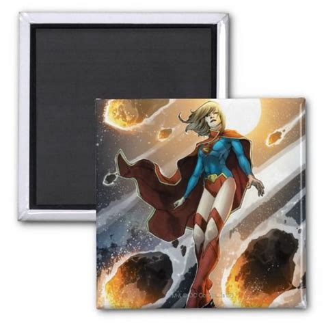The New 52 Supergirl 1 Magnet Zazzle Supergirl Quadrinhos
