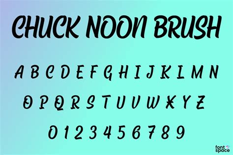 Chuck Noon Brush Font Twicolabs Fontspace