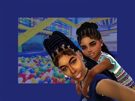 The Sims Resource Toddler Braided Buns By Drteekaycee Sims 4 Hairs