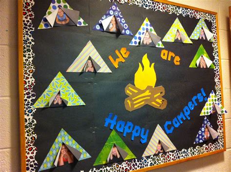 Camping Theme Preschool Art