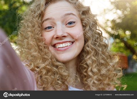 Blonde Girl With Curly Hair