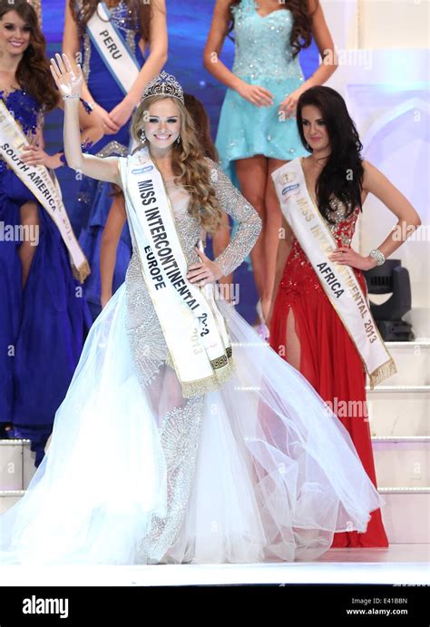 beauty contest miss intercontinental 2013 held in magdeburg winner is miss russia ekaterina