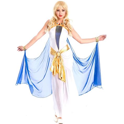 Sexy Queen Egyptian Egypt Cleopatra For Adults Greek Goddess Costume Cosplay Party Fancy Dress