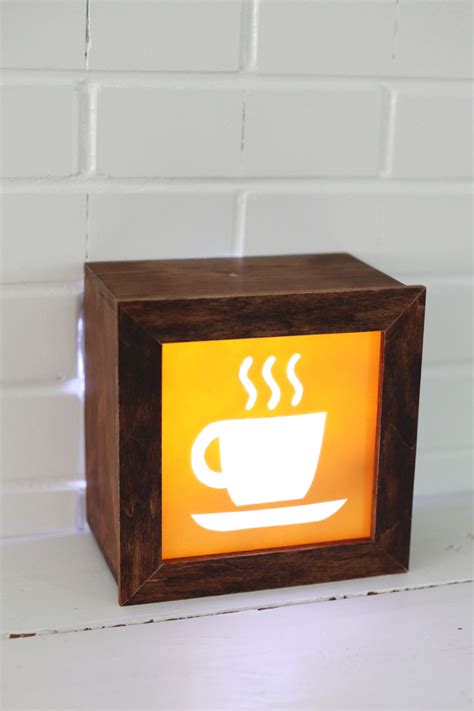 Hey today i'll show you how to make your own light box sign!, easy and cheap!, tumblr inspired! DIY Light-Up Café Sign - A Beautiful Mess