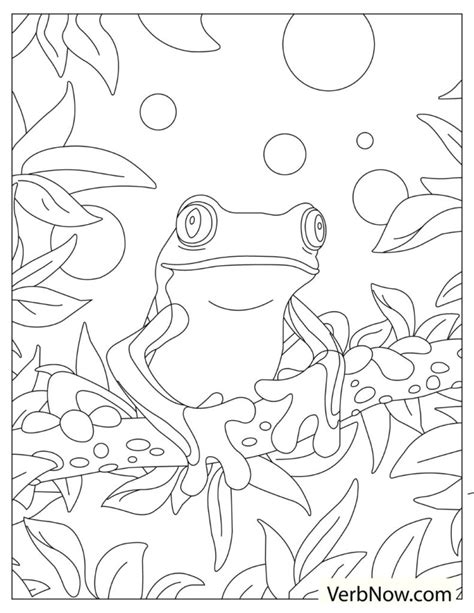 Free Frogs Coloring Pages For Download Printable Pdf Verbnow