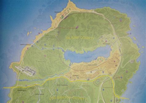 Gta V Blaine County Map Images And Photos Finder