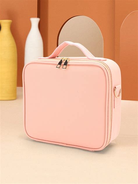 2 Layers Travel Makeup Cosmetic Organizer Pink 2225 Allthings