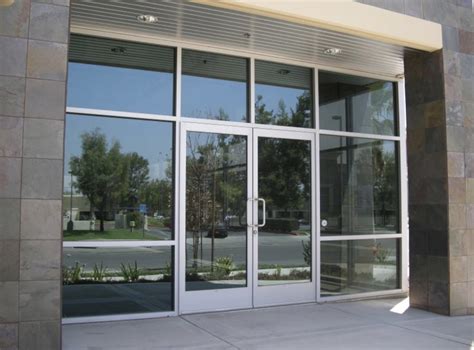 High Quality Customized Commercial Aluminum Storefront Doors And